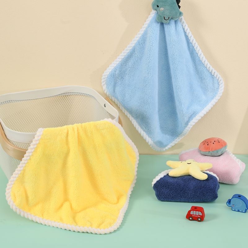 (拍一发四)玩偶擦手毛巾