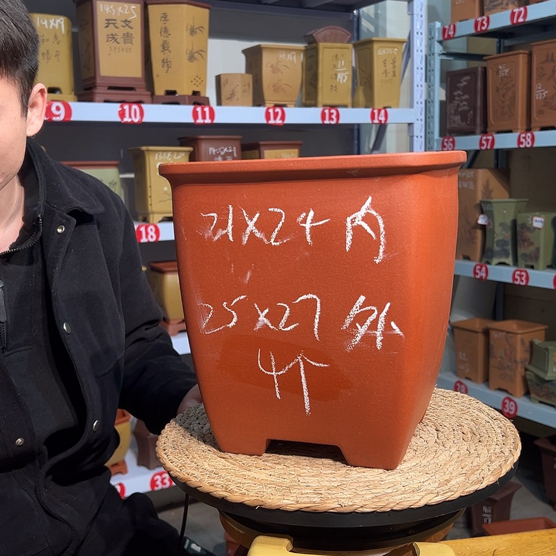 蘭***德天心紫砂手工花盆