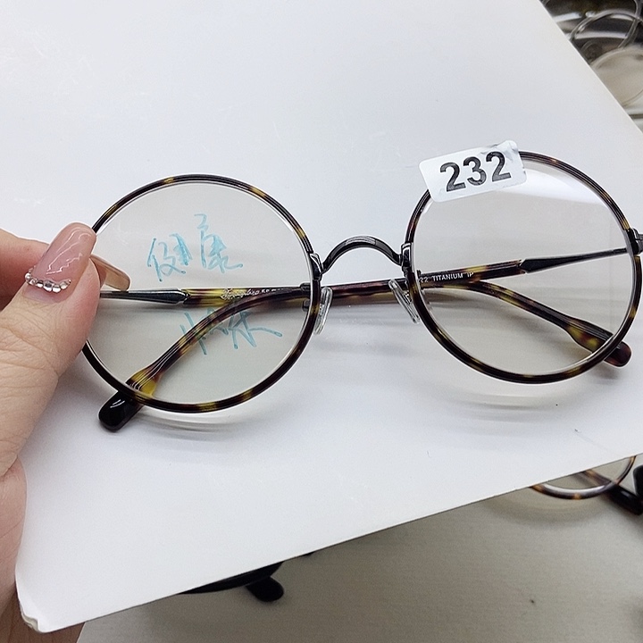 天然水晶石头眼镜