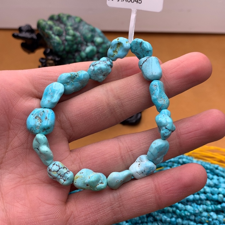 绿松石原矿未镶嵌w*