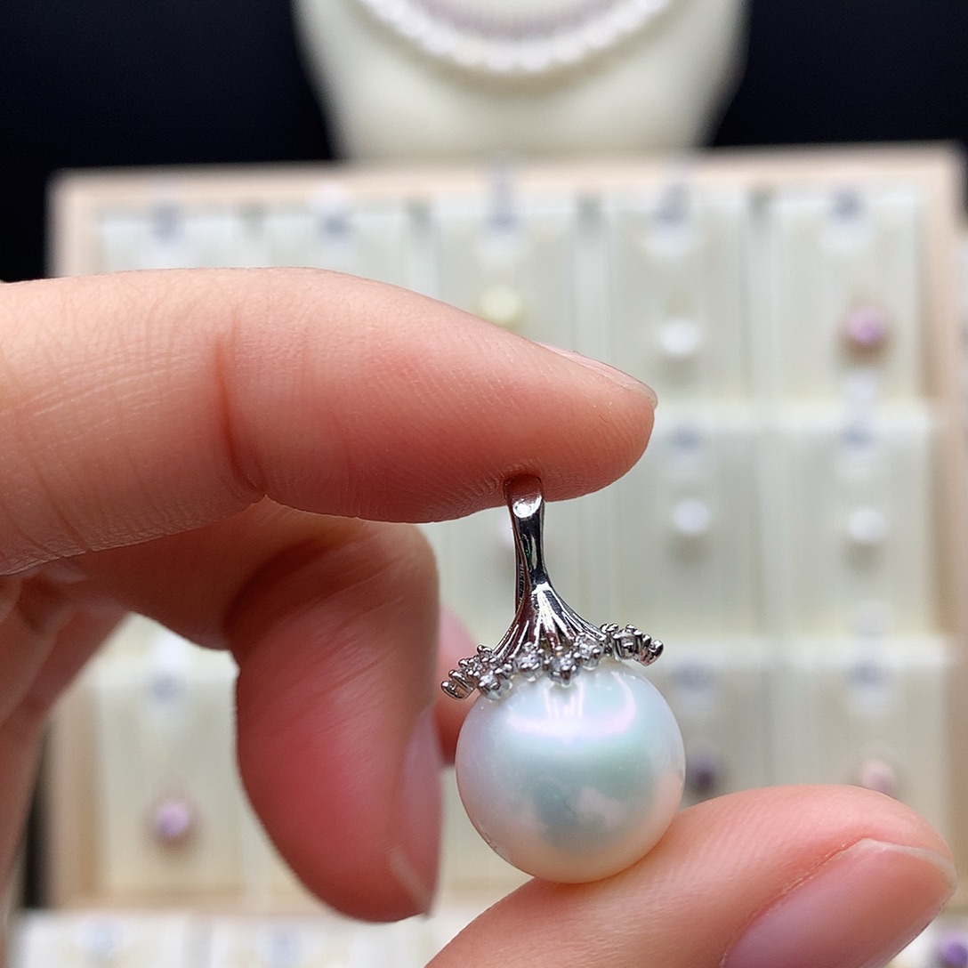 颈饰淡水珍珠合金