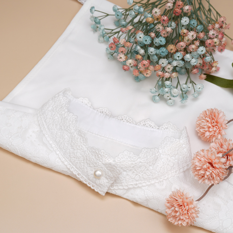 假领子女百搭假领衬衫装饰领荷叶边假装饰领立领雪纺配白色毛衣领