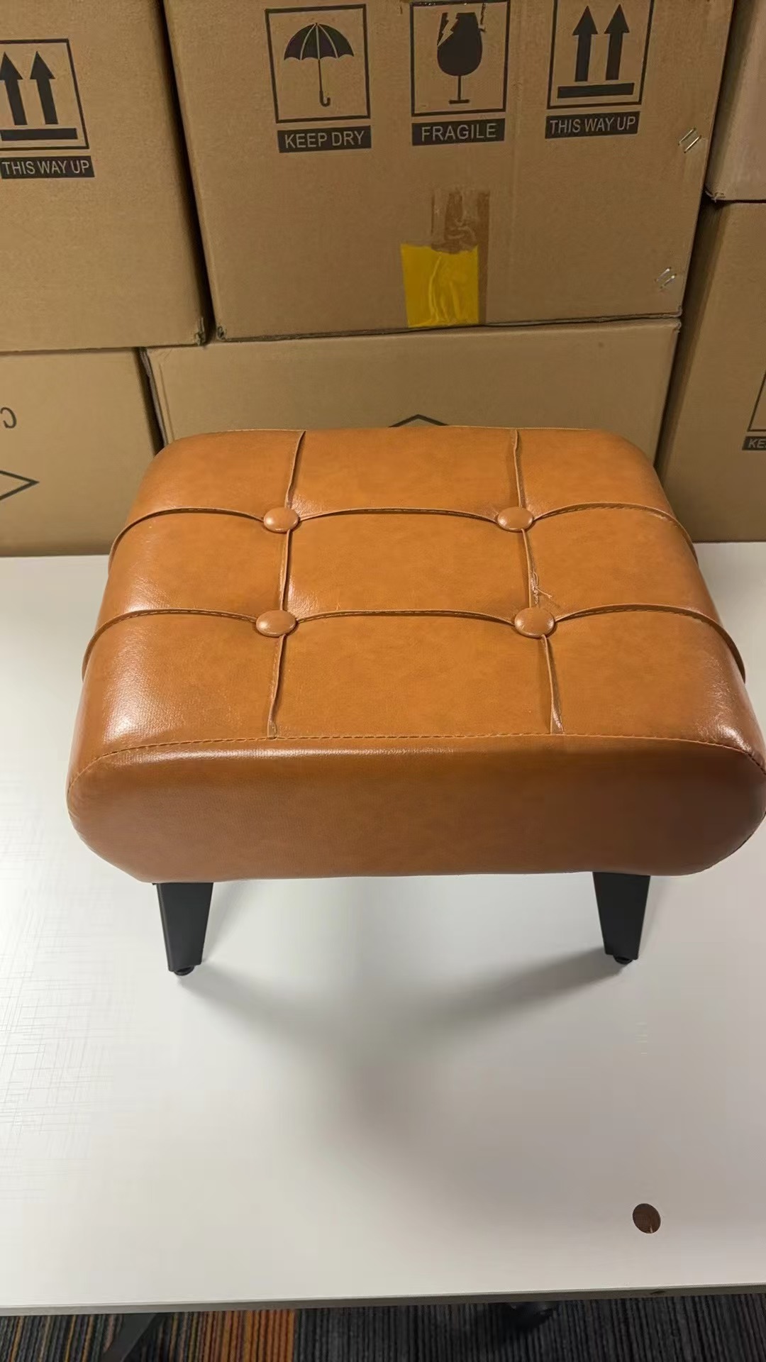 新品矮皮凳子便携柔软