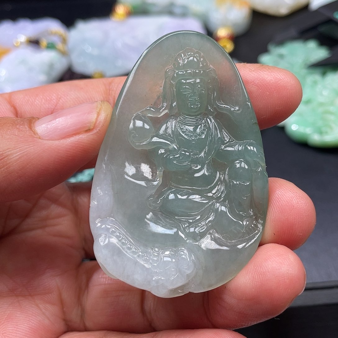 颈饰未镶嵌翡翠翡玉缘翡翠