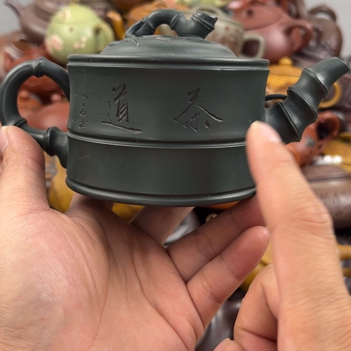 茶壶紫砂紫砂壶微瑕疵