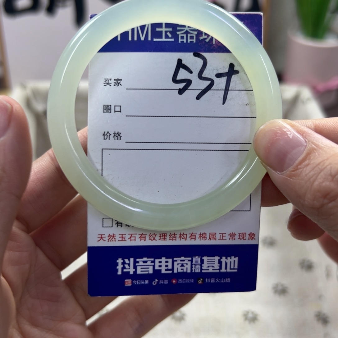 蛇纹石玉手镯未镶嵌353