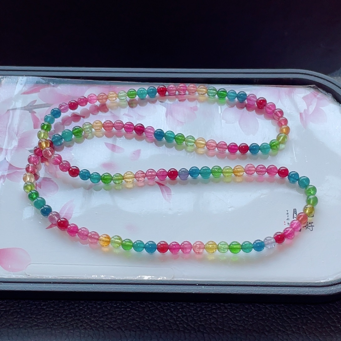 未镶嵌手链碧玺5mm左右