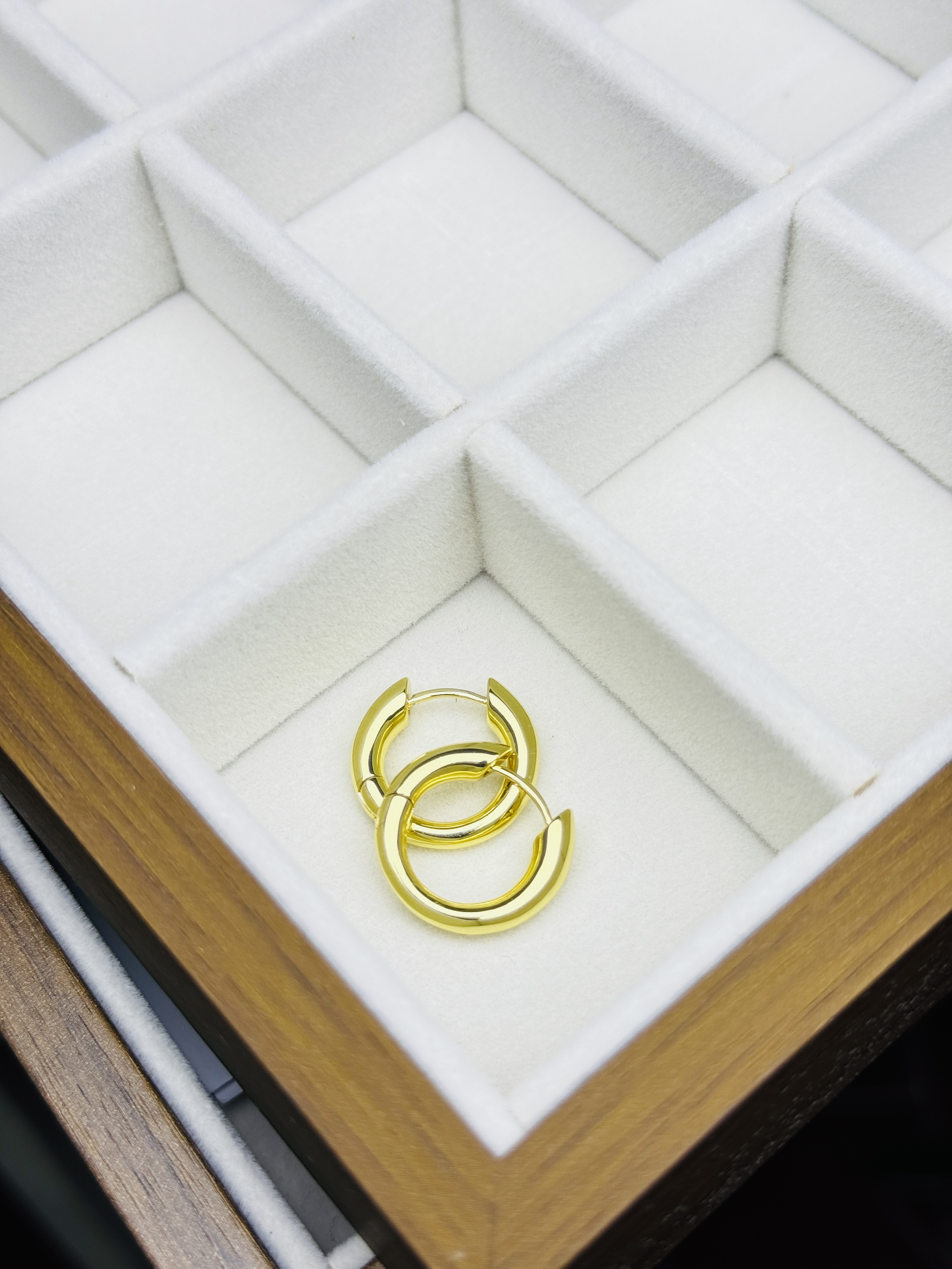 合金耳饰  有间喜舍 简约百搭气质轻奢高级感C圈耳扣  A022