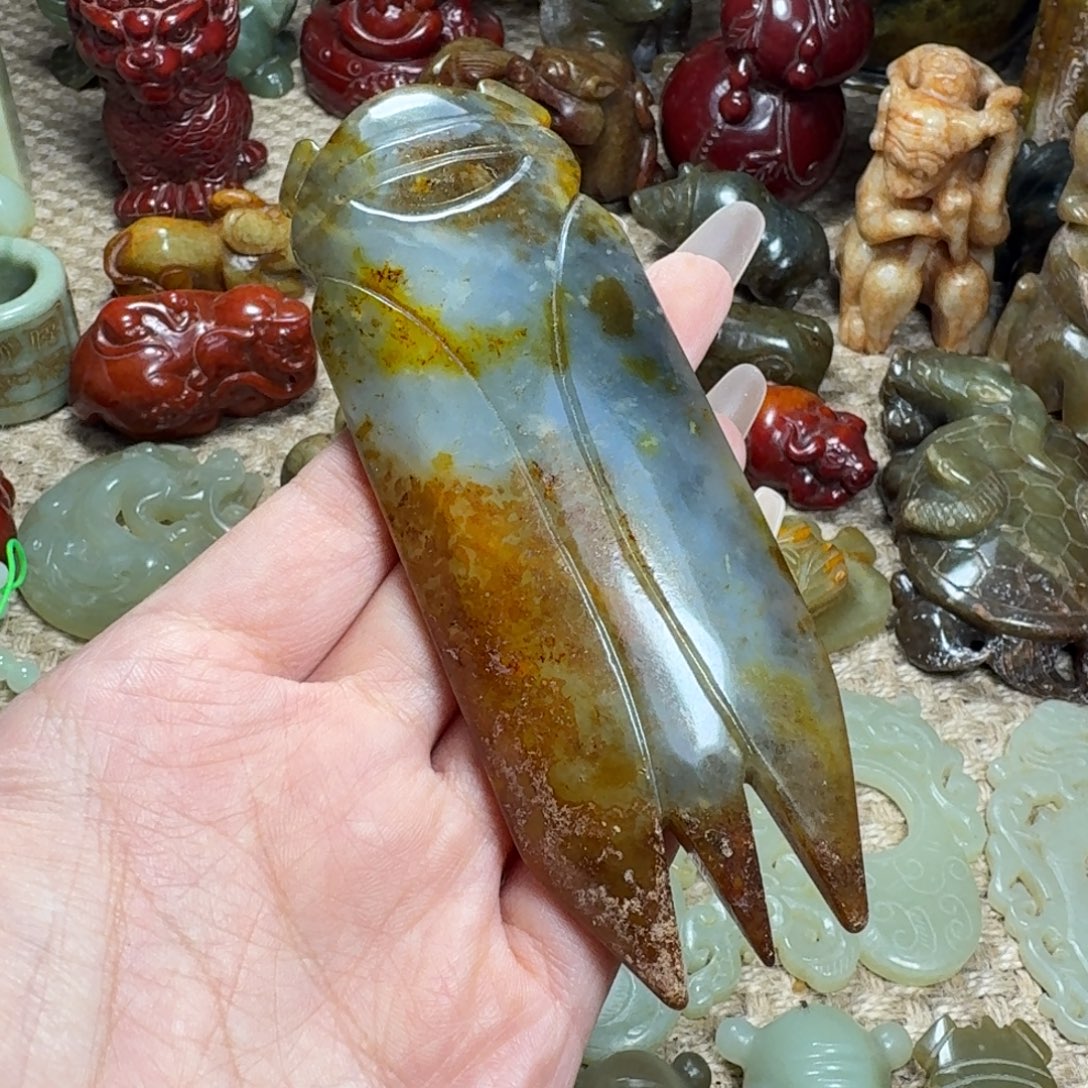 白玉菩提吊坠挂件