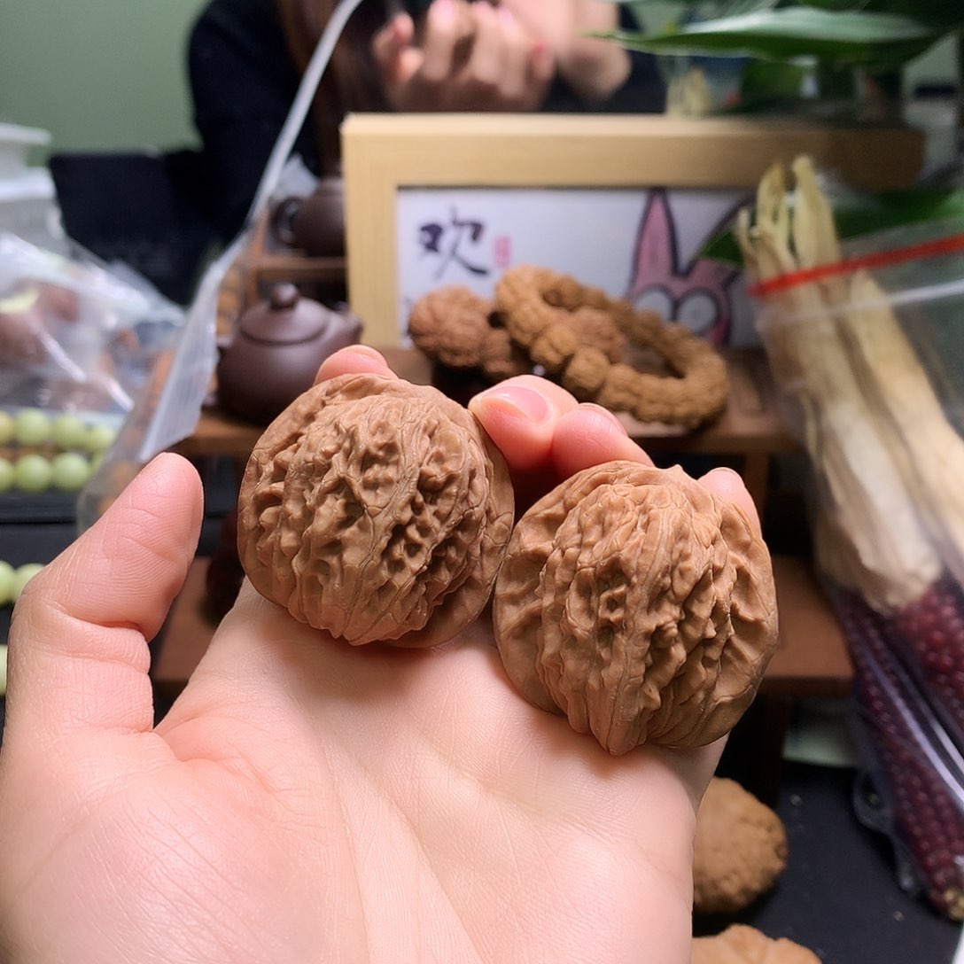 文玩核桃吊坠四座楼40