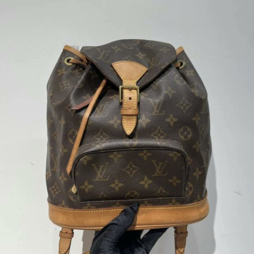 95新 LouisVuitton/路易威登 冰冰中古/LV/双肩包