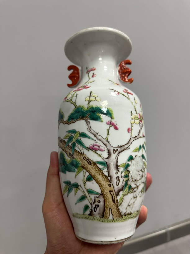 陶瓷工艺品粉彩瓶