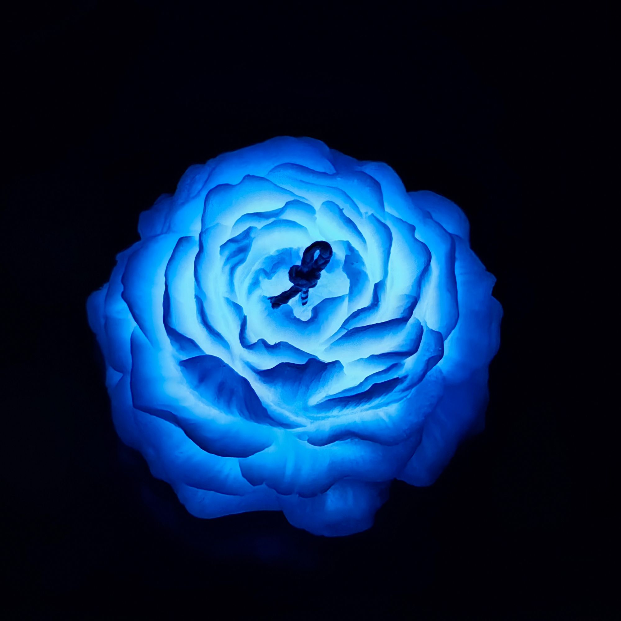 【星空泪·低温可撕拉玫瑰香薰蜡烛】·手工香薰蜡烛荧光夜光家具饰物