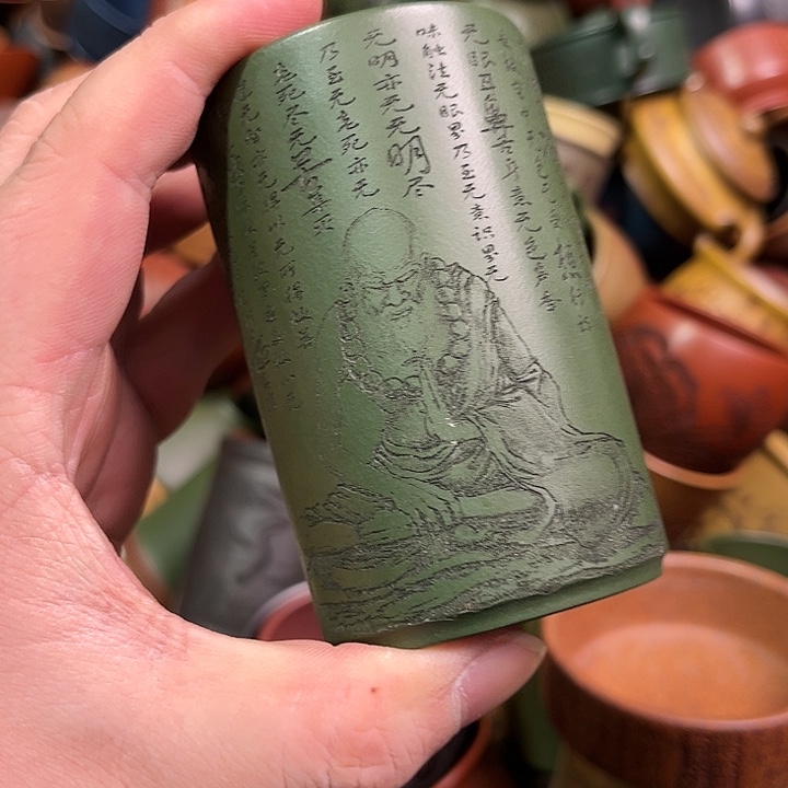 紫砂茶杯全手工紫砂主人杯
