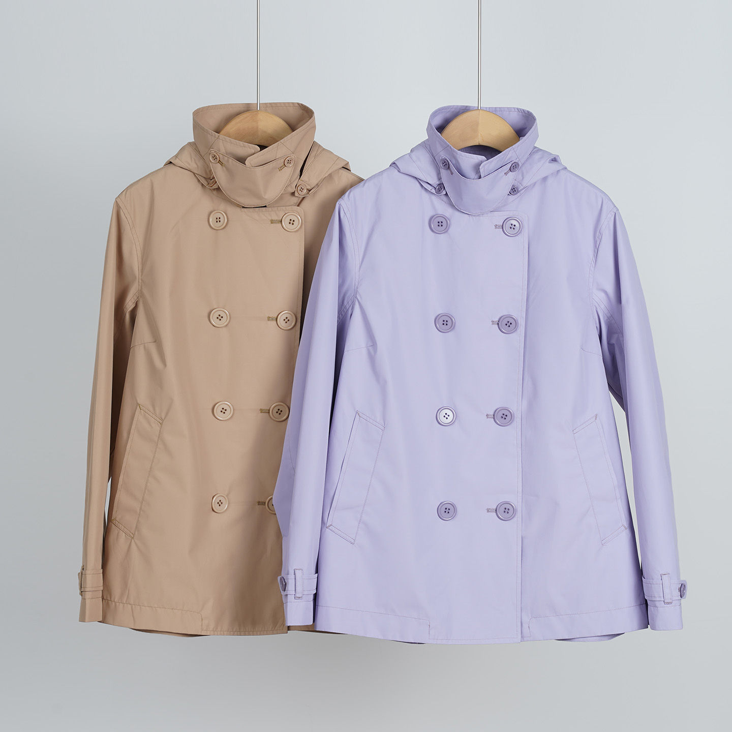 【无补】法单三防透气户外休闲风女士风衣外套（251641）20901