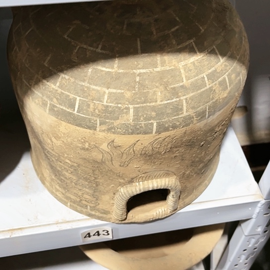 瓦当摆件摆件茶桌茶台陶瓷冲*