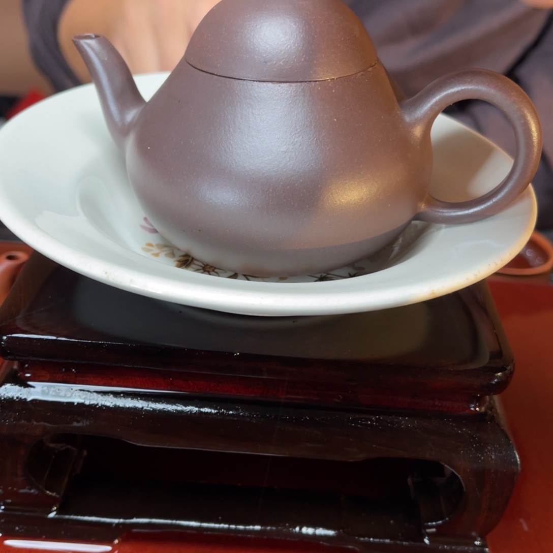 紫砂茶壶高端180cc天青梨高温
