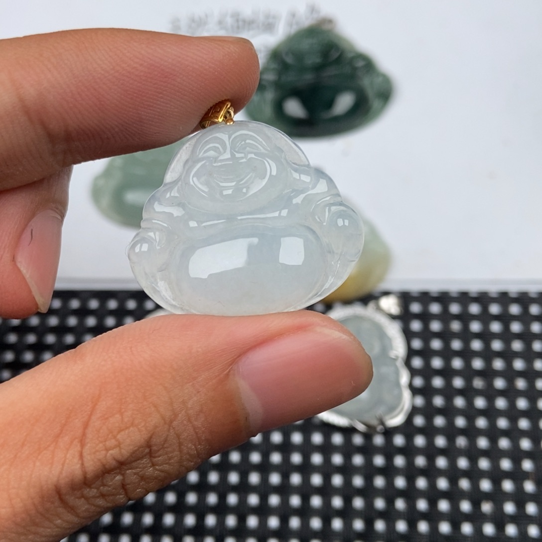 翡翠未镶嵌颈饰吊坠