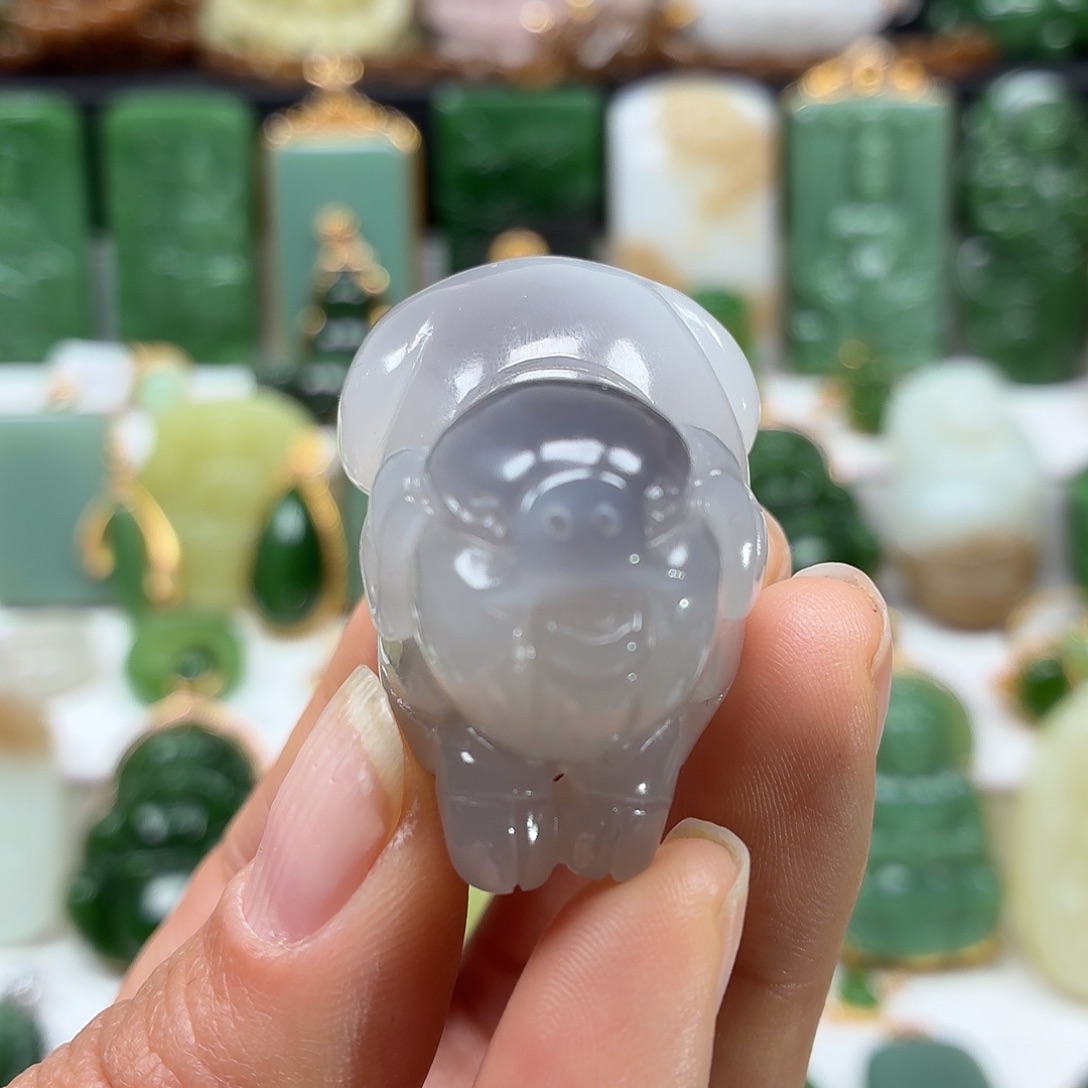 和田玉未镶嵌颈饰精品