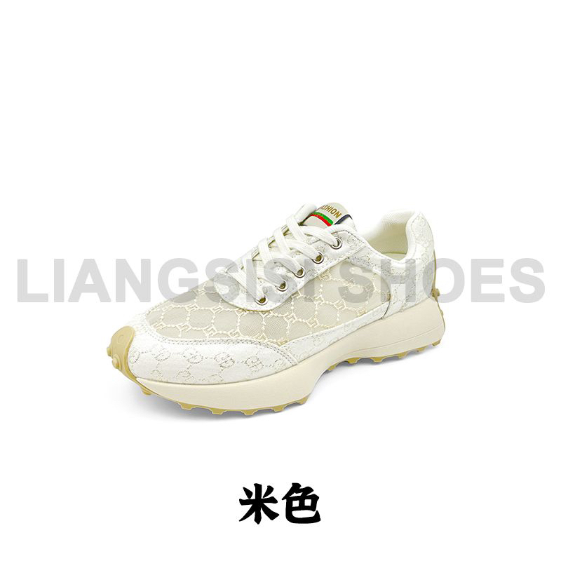 夏春季新款舒适网面阿甘鞋时尚厚底潮鞋单鞋-XH888