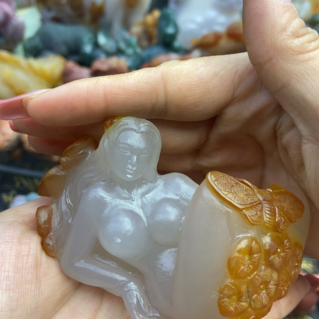 玛瑙/玉髓挂件未镶嵌