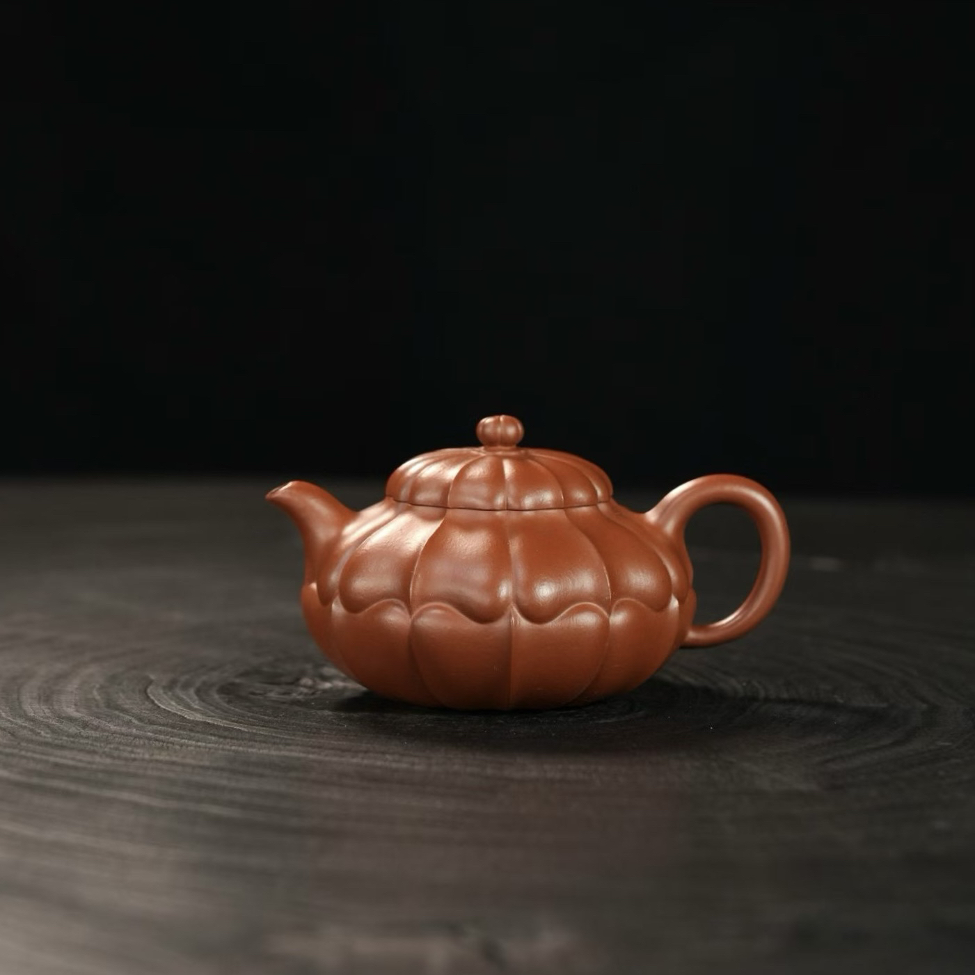 手印紫砂唯心·玉露壶原矿朱泥200cc全手工收藏器紫砂壶纯手工茶具