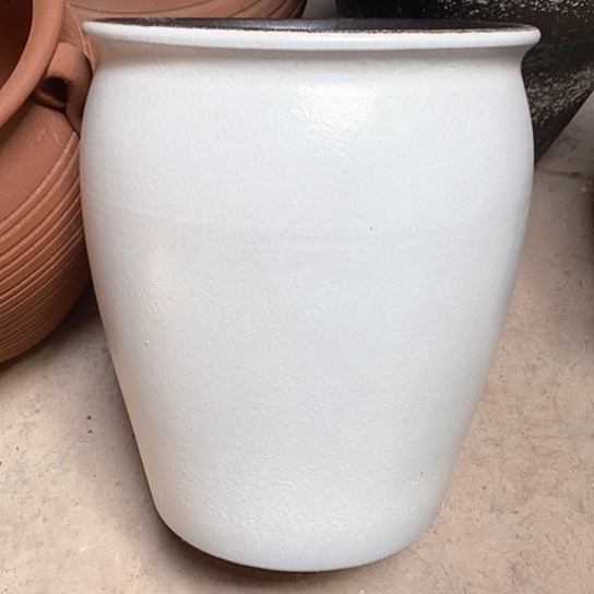 紫砂花盆口25高度31bai se