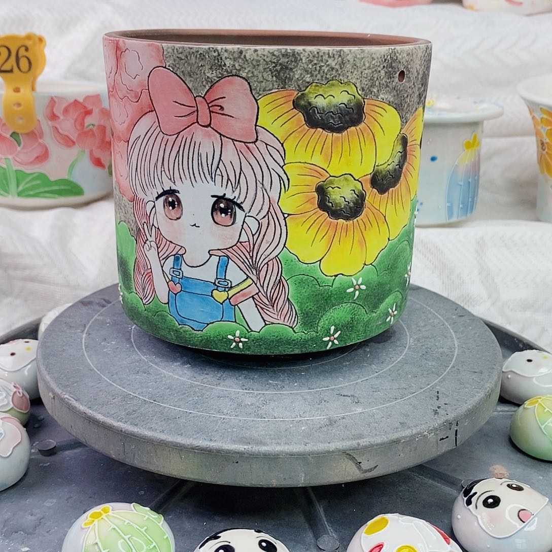 手绘手工制作陶瓷26微瑕