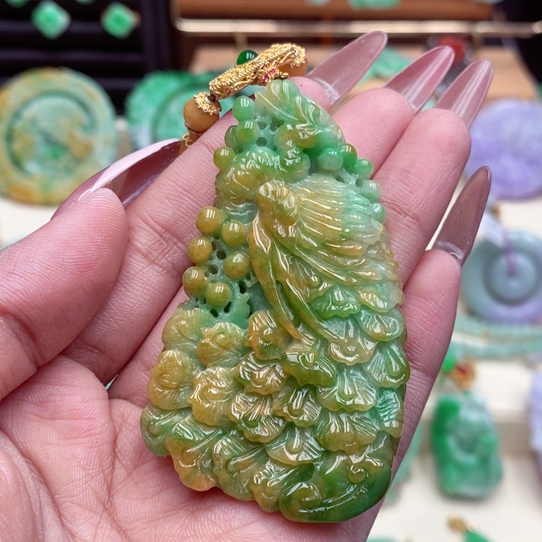 颈饰未镶嵌翡翠翡翠吊坠