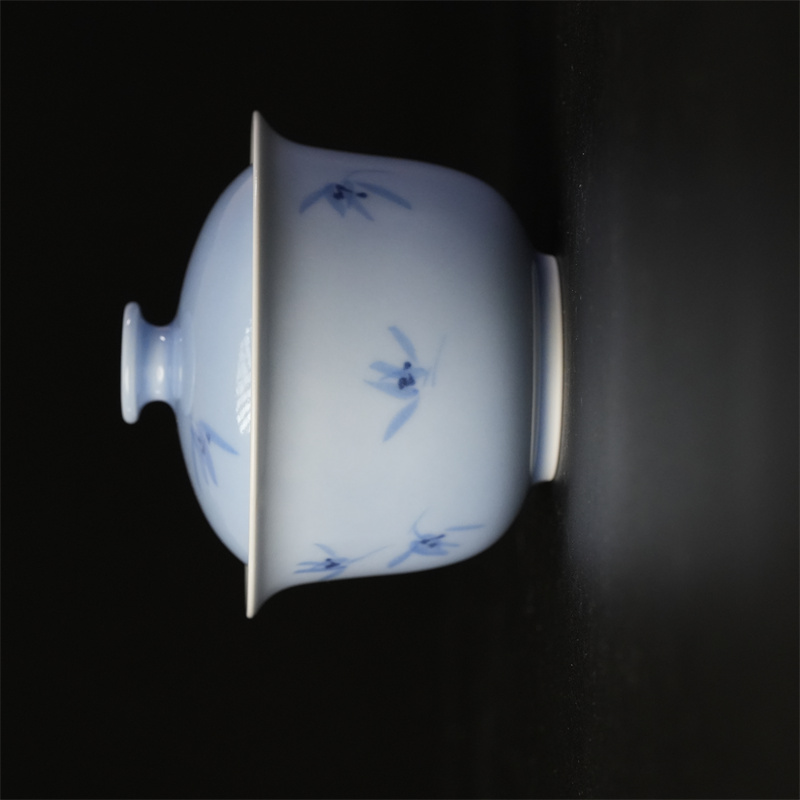 SH-2103[学茶严选] 香芋紫兰花盖碗