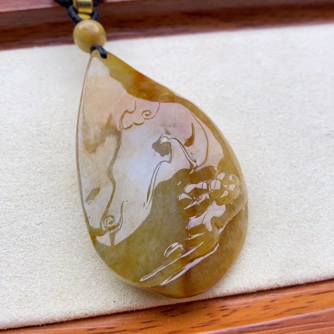 翡翠未镶嵌颈饰吊坠31