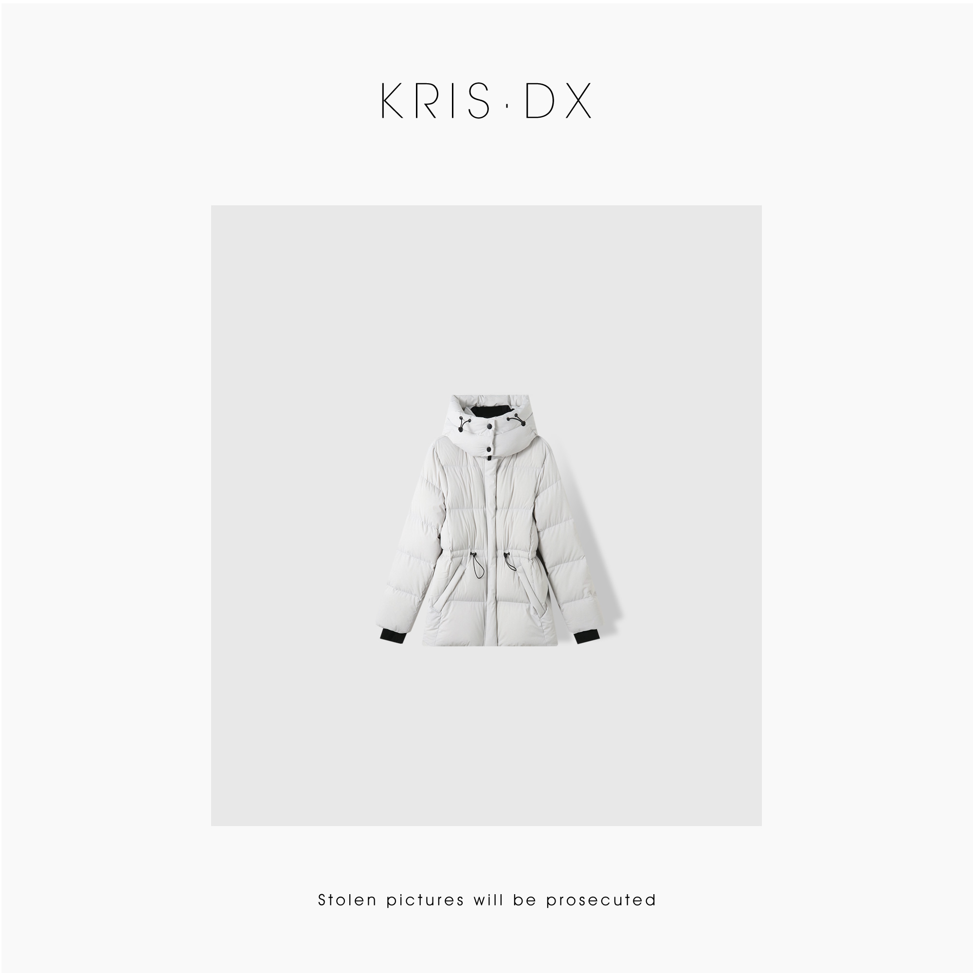 【单行品质女装】型暖兼备 抽绳连帽泡芙宽松保暖羽绒服