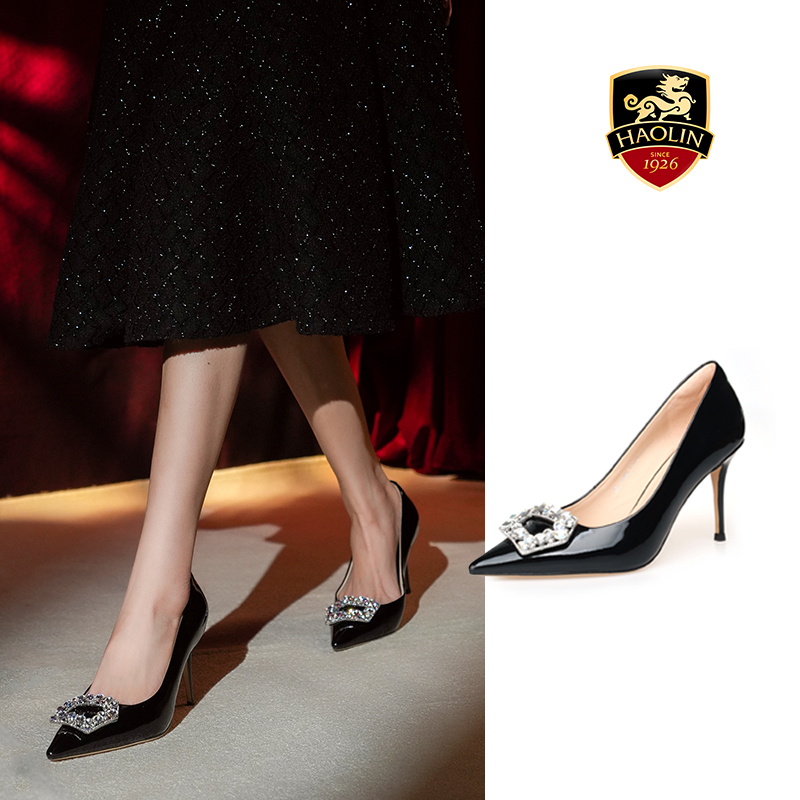 豪麟名鞋迪嘉女装皮鞋牛移膜革DJHJA51WP013