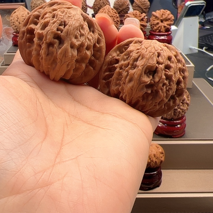 把件文玩核桃43 磨盘 c-008