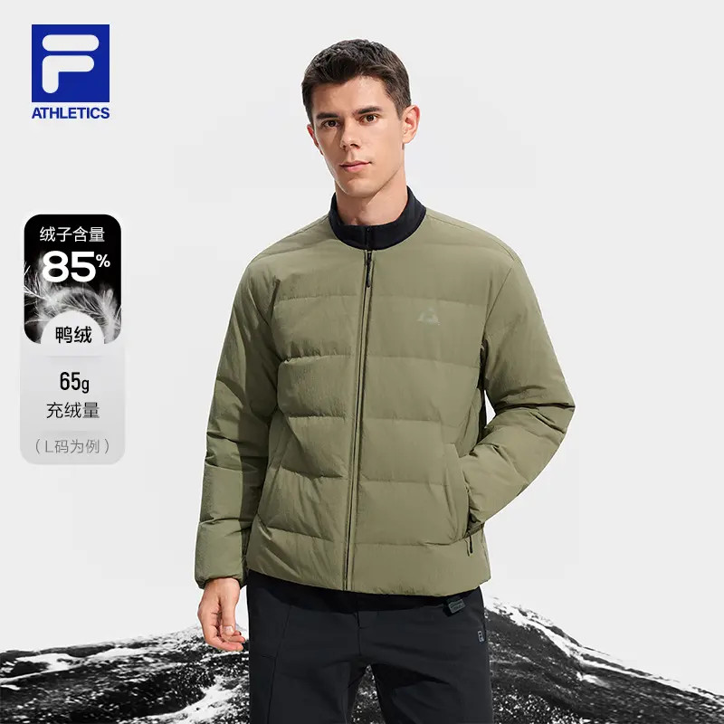 Fila/斐乐2025年秋冬新款男士防寒保暖户外运动羽绒服A11M547907F