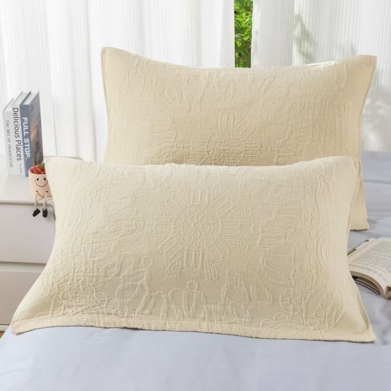 【梦露】52*78罗布麻枕巾柔软亲肤透气枕巾