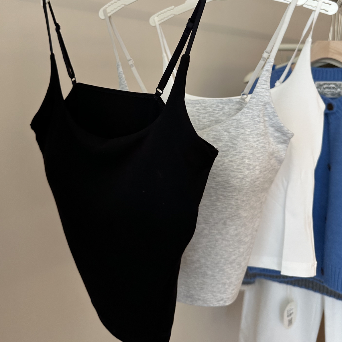 again家超舒服带胸垫美背