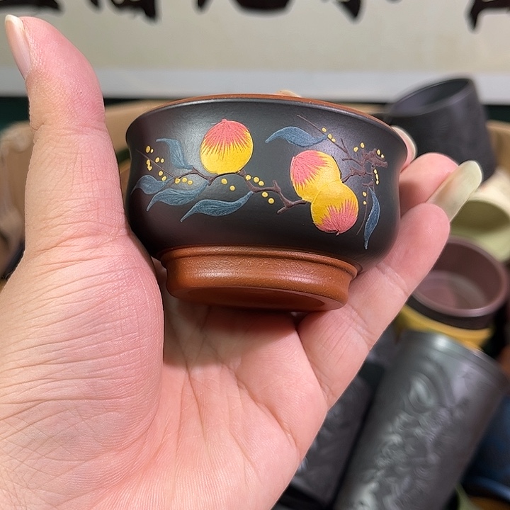 茶杯紫砂全手工紫砂主人杯