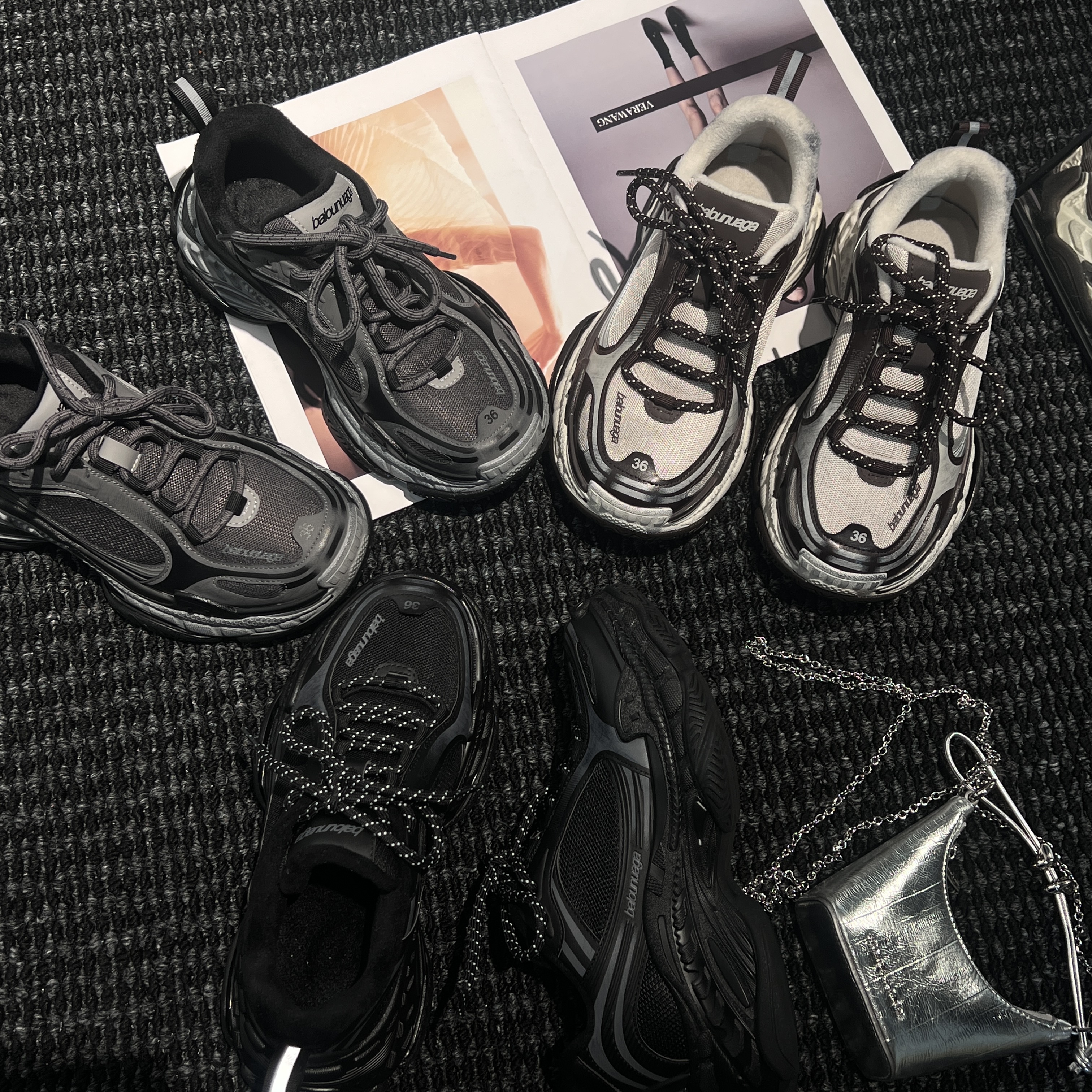 巴黎走秀新款//厚底小众休闲女鞋巴黎新款休闲运动洋气老爹