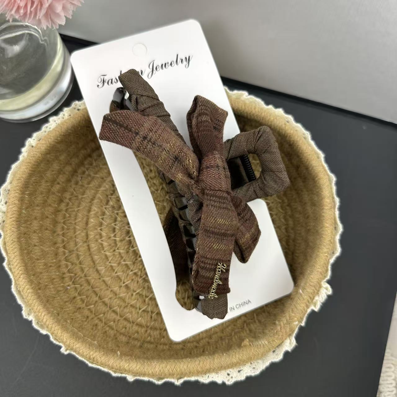 【LiLi】韩系高级感复古蝴蝶结发夹女2025新款气质优雅盘发发卡