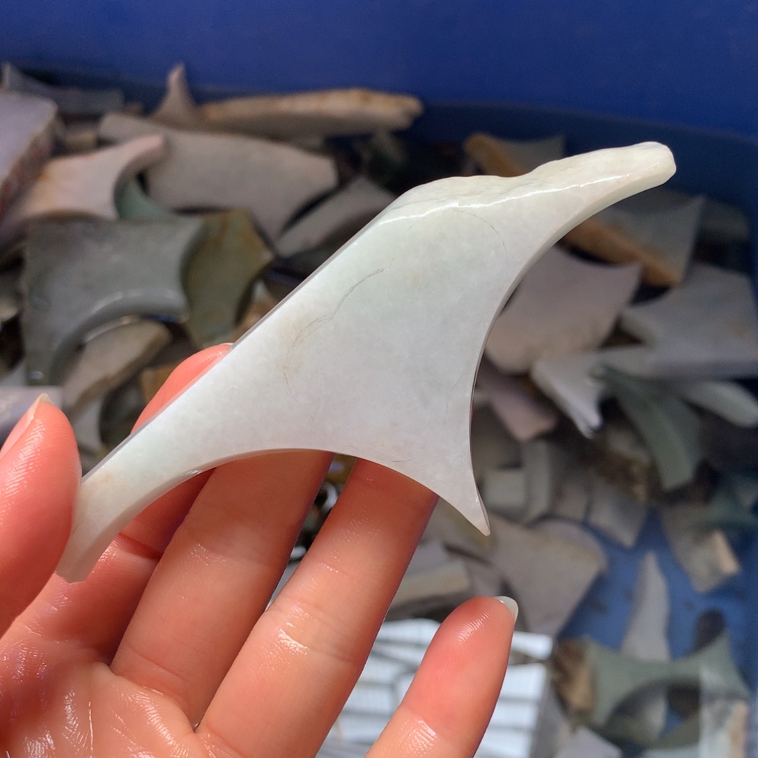 翡翠裸石翡翠边角料