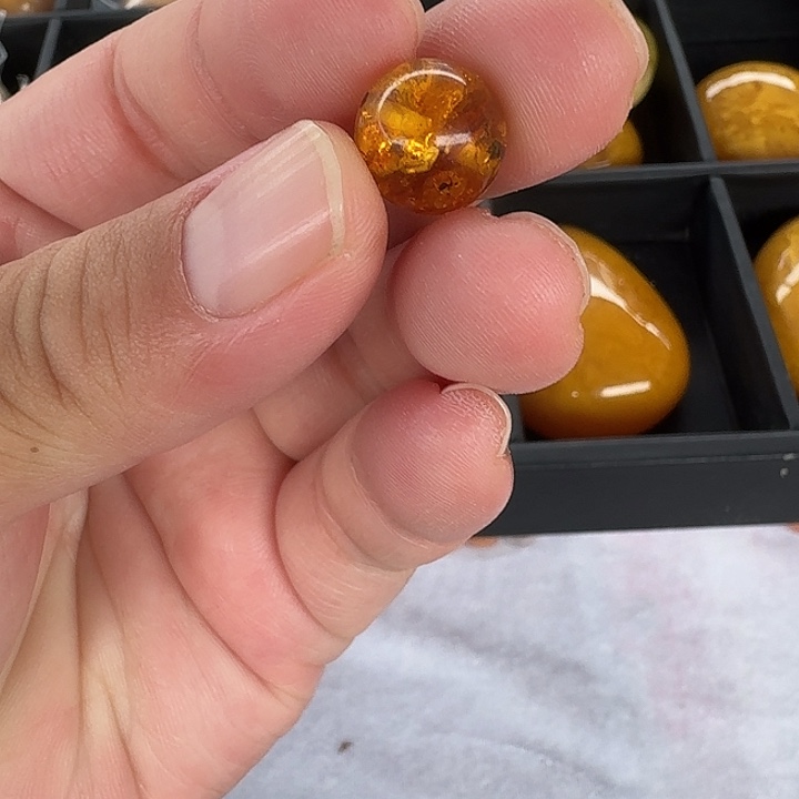 琥珀（花珀）未镶嵌颈饰吊坠