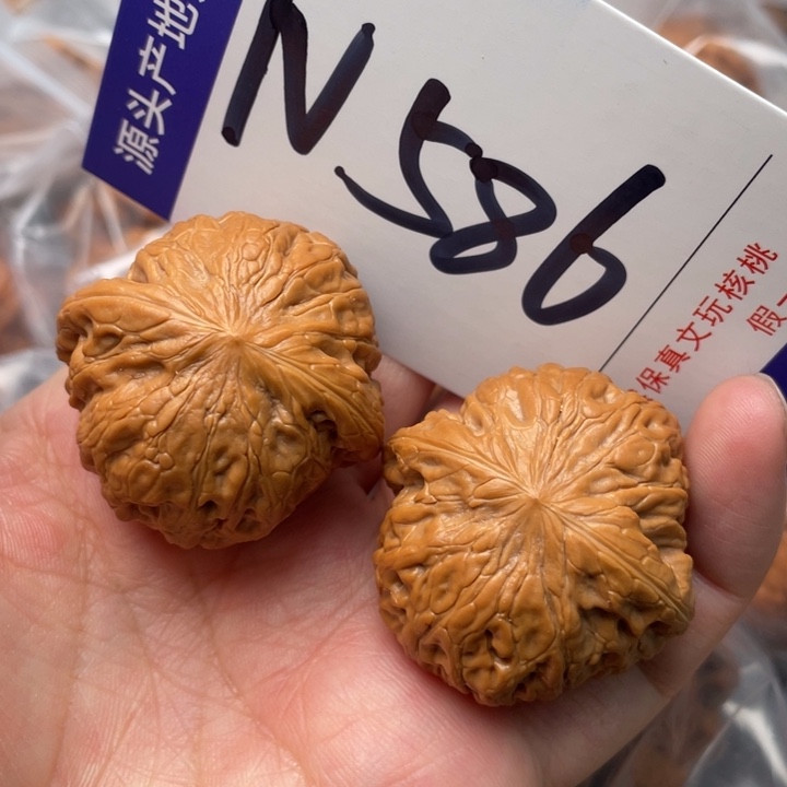 文玩核桃把件铁锤37尺