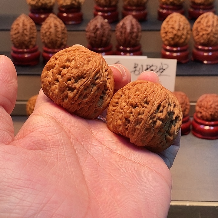 Y***U桃核把件44尺蓟县绣球