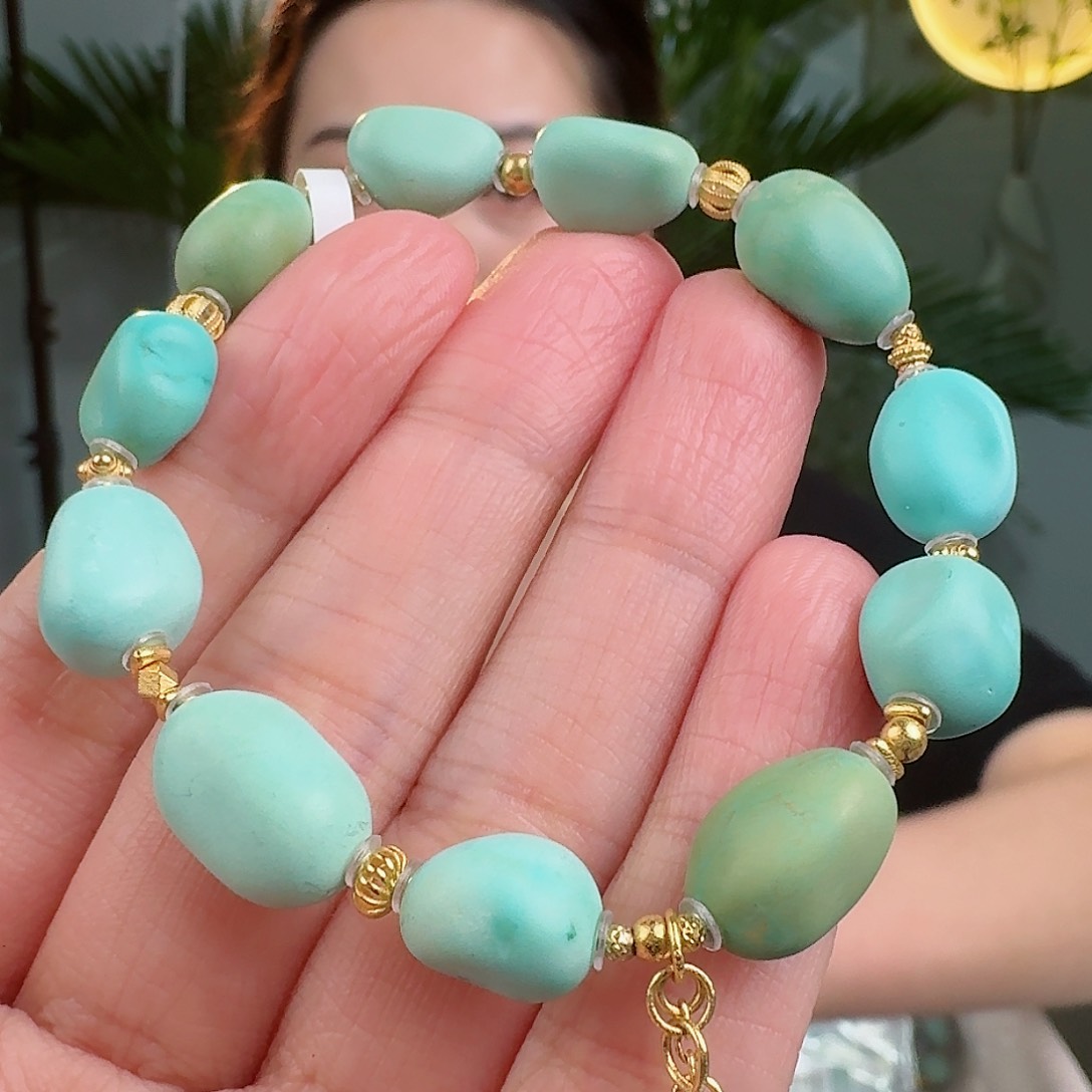 绿松石珠宝奇石未镶嵌