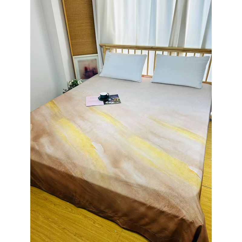 百支彩缎印花床单245*250微瑕～F789