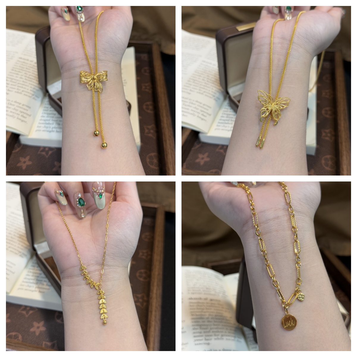 精美项链足金999黄金项链合集多款可选