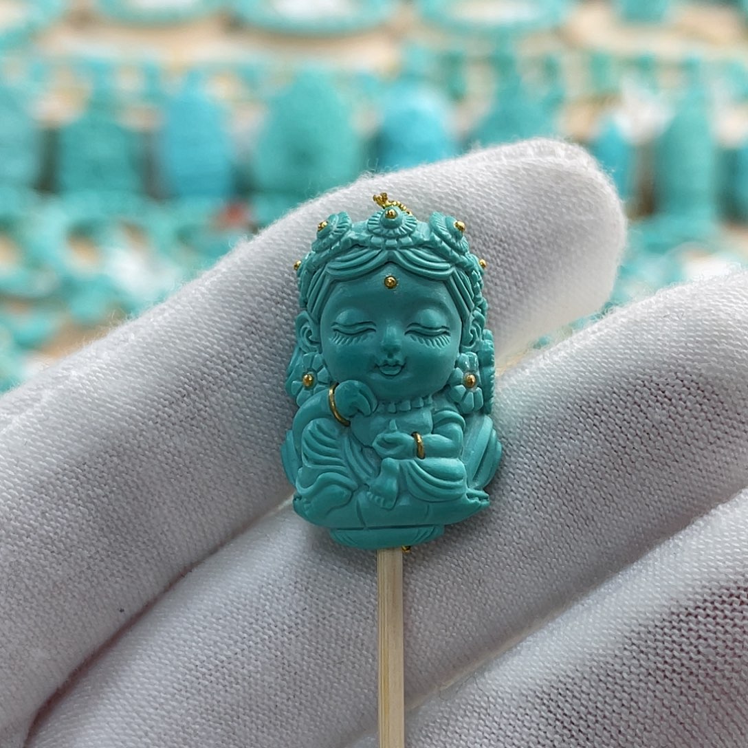 绿松石珠宝奇石未镶嵌