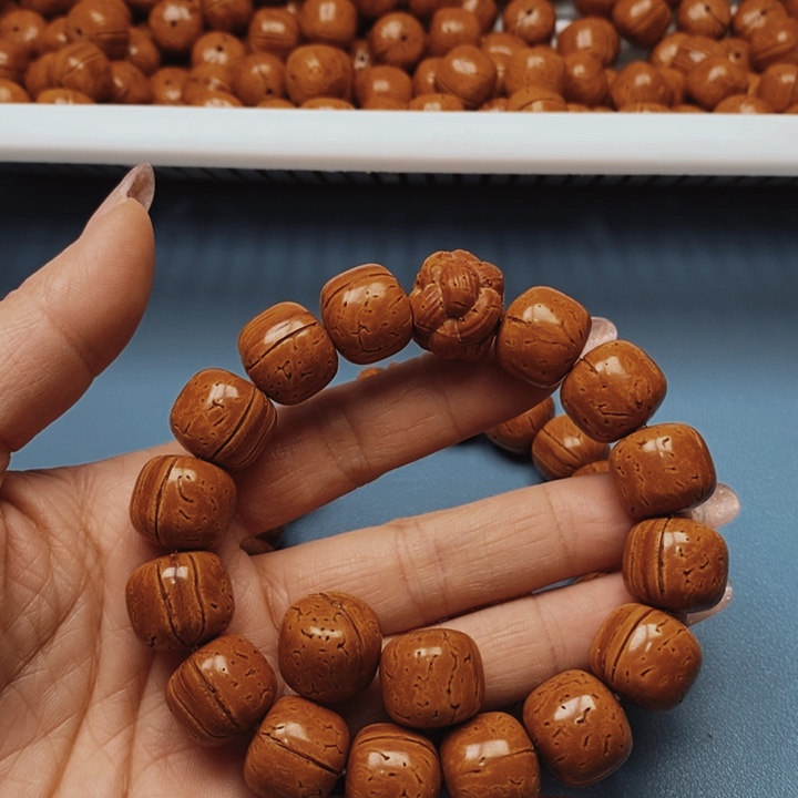 桃核手串老邢16全品15颗