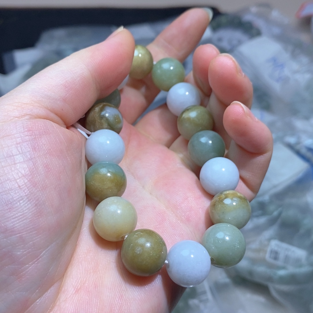 翡翠未镶嵌手链翡翠手链